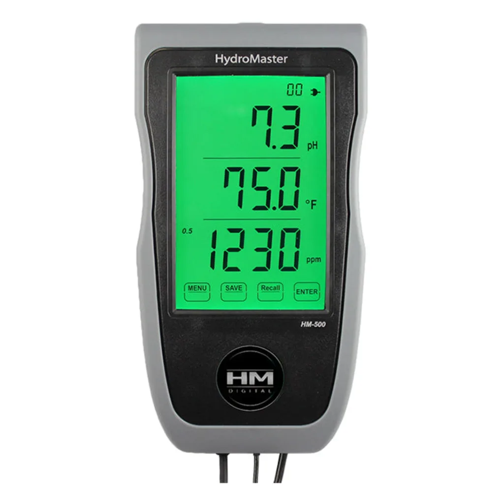 HM Digital HydroMaster 500 Continuous pH/TDS/EC/Temp Meter - Image 2