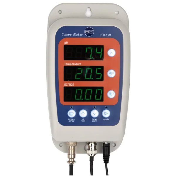 HM Digital HM-100 Hydromaster Continuous pH/TDS/EC/Temp Monitor