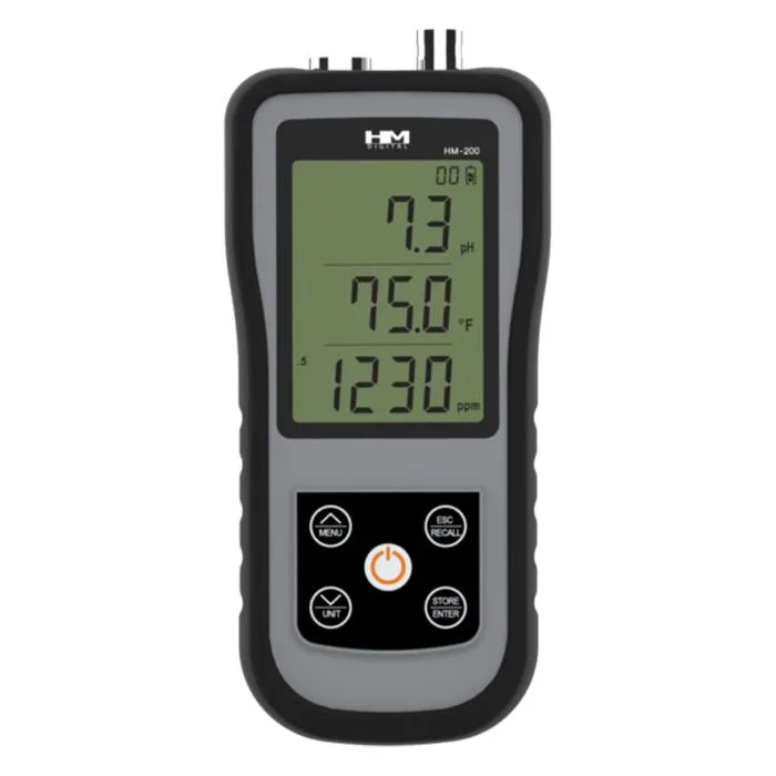 HM Digital HydroMaster 200 Portable pH/TDS/EC/Temp Meter - Combo Meters - Garden Meter & Monitor - Image 2