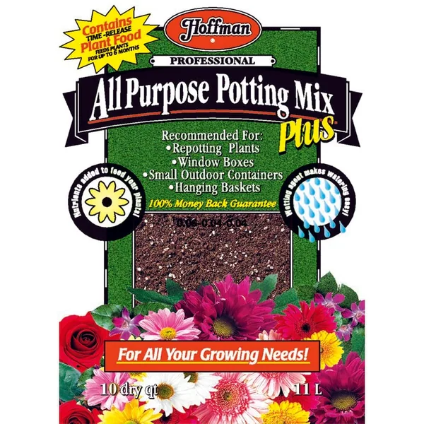 Hoffman 10qt All Purpose Potting Soil Plus
