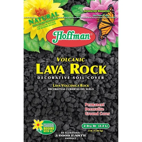 Hoffman 2qt Volcanic Lava Rock Black - Image 2