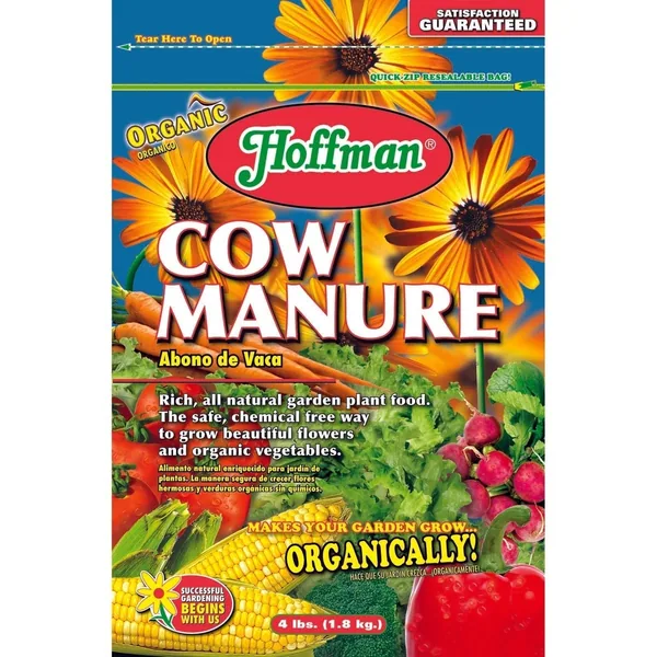 Hoffman 4 lbs Dehydrated Cow Manure 1-1-1