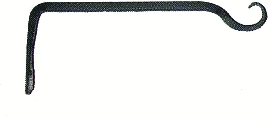 Hookery 15" Straight Hanger W/ Upturned Hook - Image 2