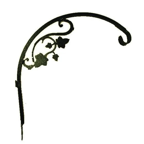 Hookery 16" Green Hanger With Scroll