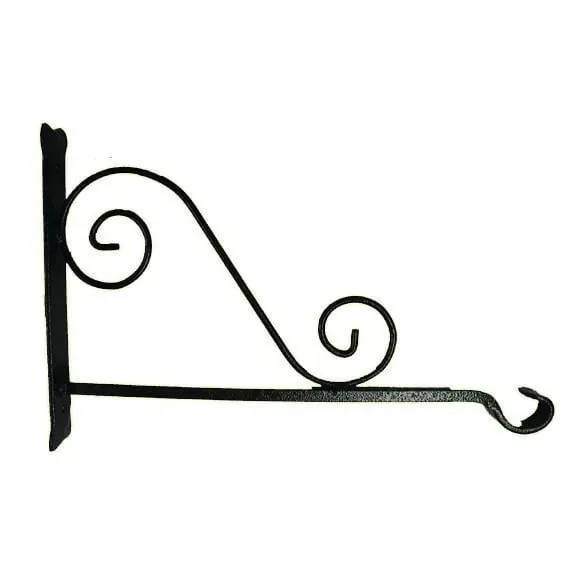 Hookery 18" Heavy Duty Forged Hanger With Scroll - Image 2