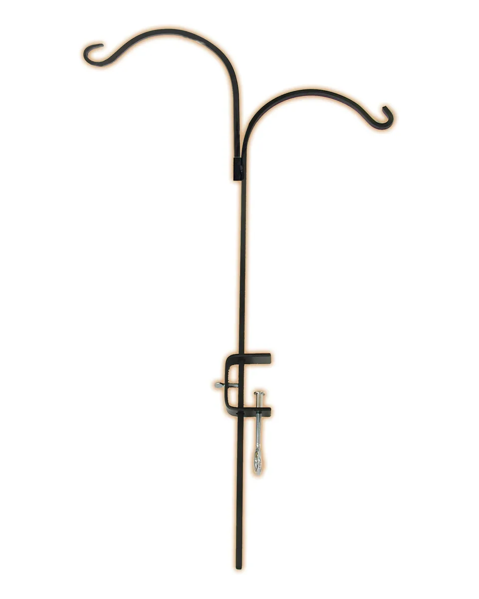 Hookery 36" Double Deck Hanger Adjustable w/ Rail Clamp - Image 2