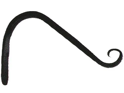 Hookery 8" Curved Hanger W/ Downturned Hook - Image 2