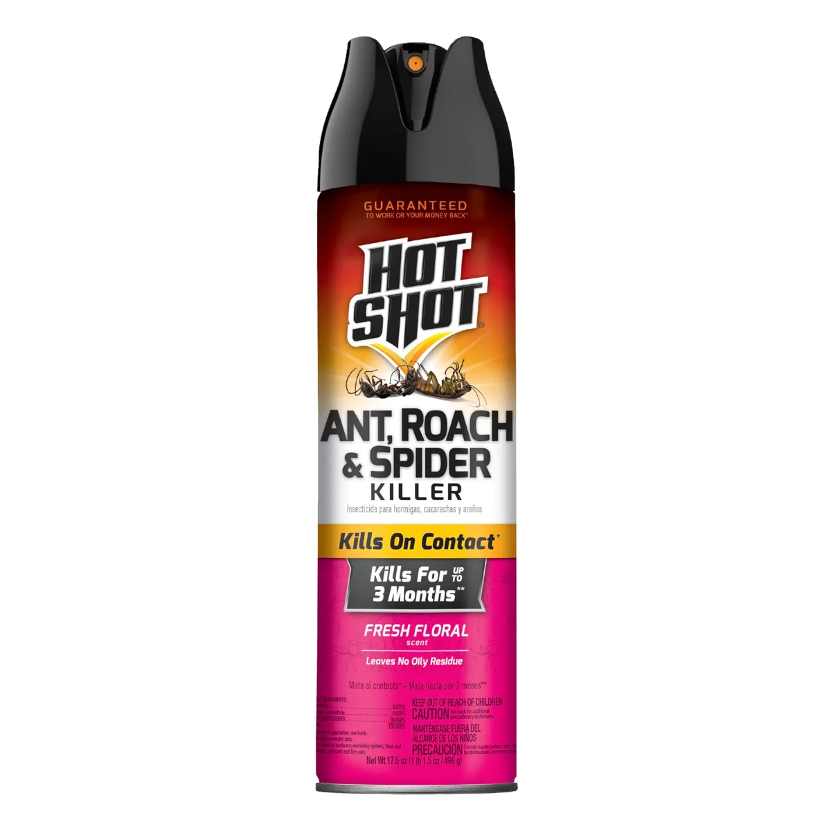 Hot Shot 17.5oz Ant Roach Spider Floral - Image 2