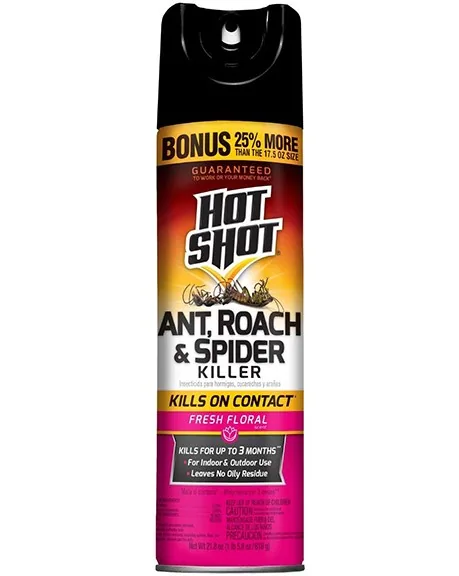Hot Shot 17.5oz Ant Roach Spider Floral
