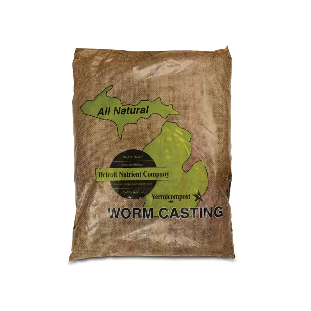 Htg Supply, Detroit Nutrient Company 25 lbs Vermicompost 100% Worm Castings - Image 2