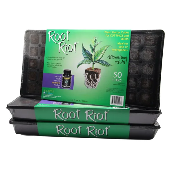 Hydrodynamics International HDI Root Riot Tray Of 50 w/o Clonex