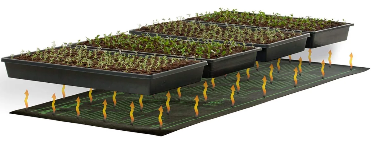 Hydrofarm, HDF 48"X20" 107W Seedling Heat Mat - Image 2