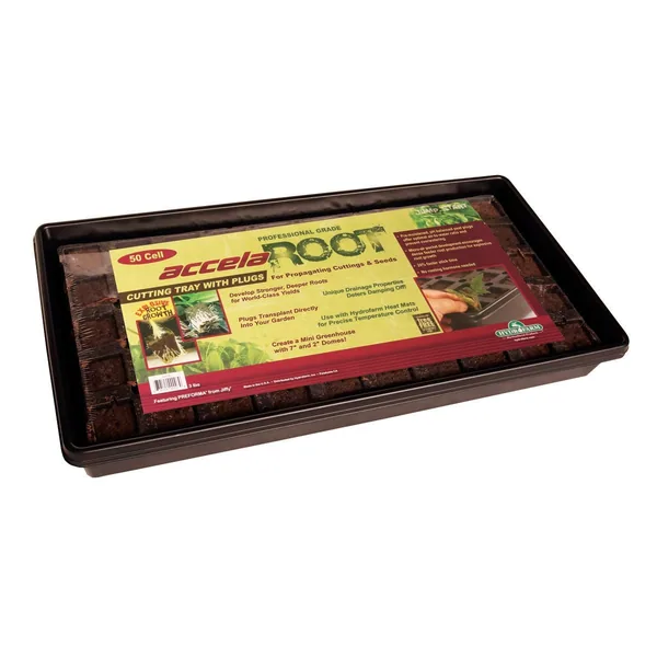 Hydrofarm, HDF AccelaROOT Plugs 50 Cell Tray w/Insert