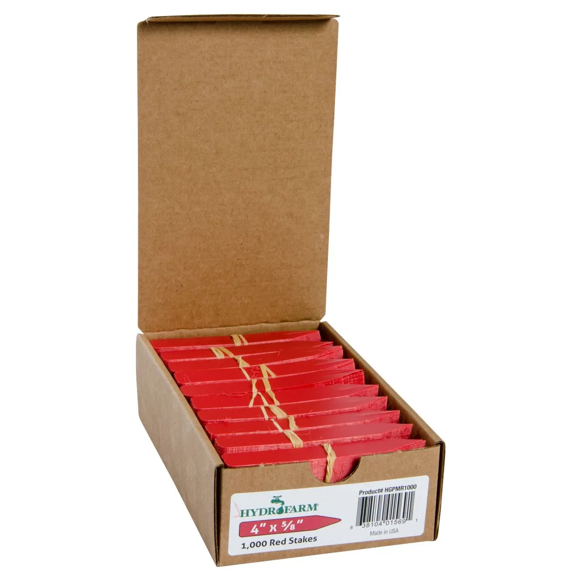 Hydrofarm Plant Stake Labels, Orange, 4" x 5/8" - Image 2
