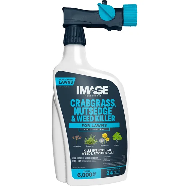 Image 24oz Crabgrass Nutsdge Weed Kill for Lawn RTS