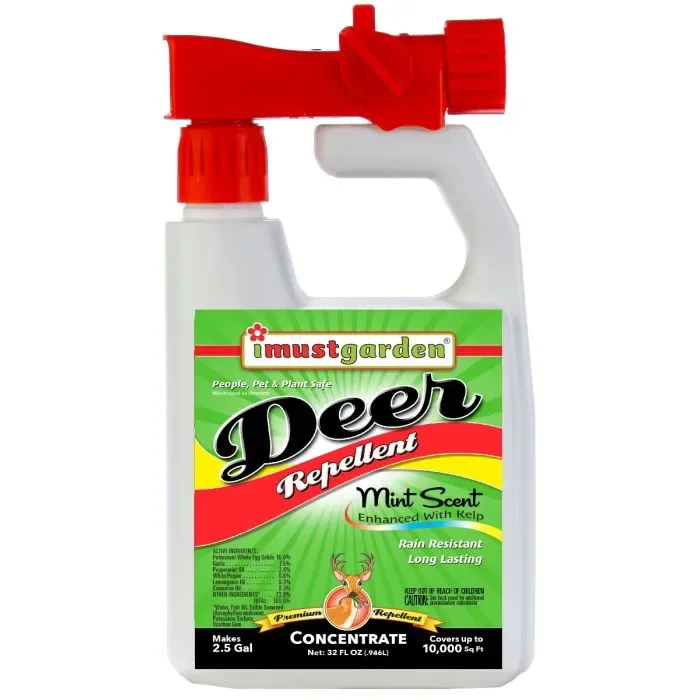 IMG 32oz Deer Repellent All Season Hose End Mint Scent Ready to Spray - Image 2