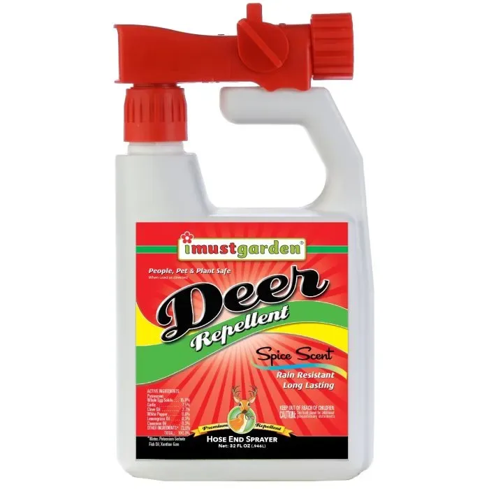 IMG 32oz Deer Repellent All Season Hose End Spice Scent Ready to Spray - Image 2