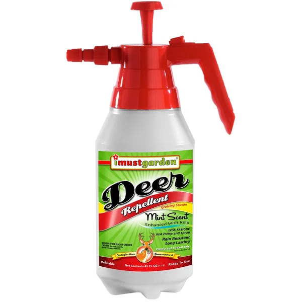 IMG 45oz Deer Repellent Growing Season Mint Scent Pump Ready to Use