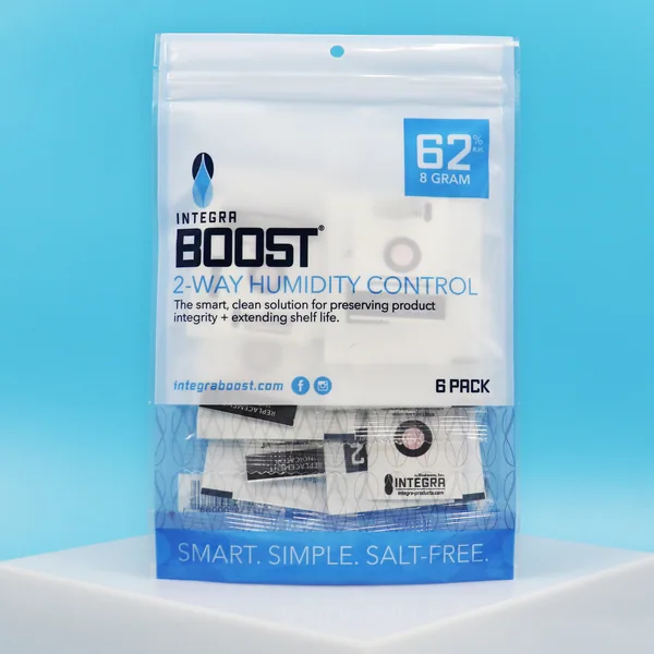 Integra Boost 2-Way Humidity Control 8 Gram 62% RH w/ Retail Display (144pcs/Box