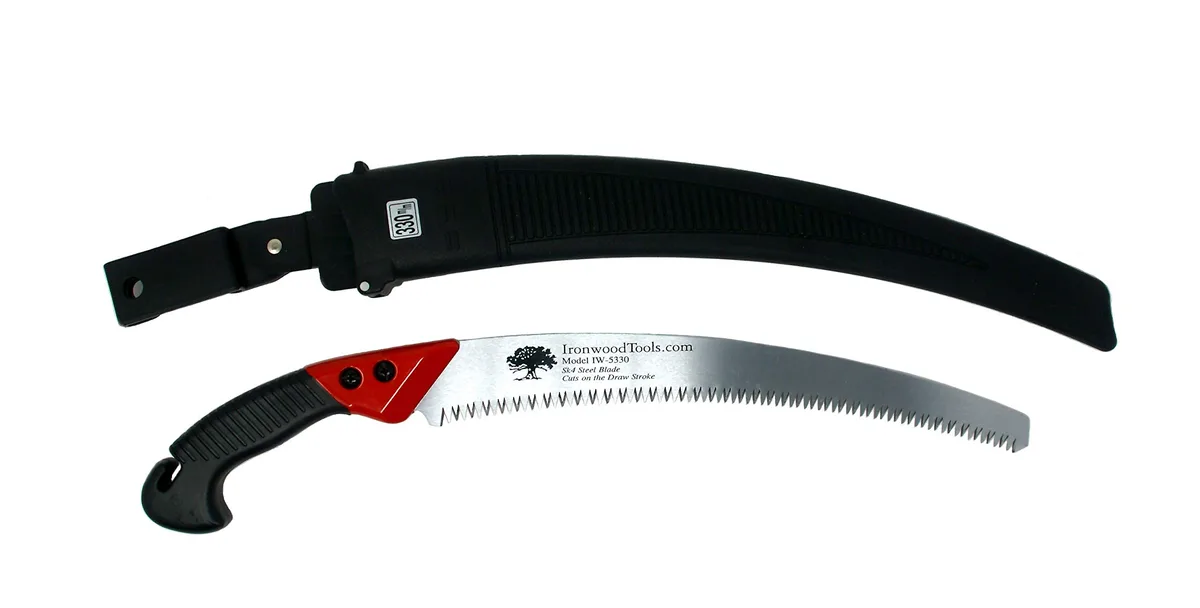 Ironwood 13" Pistol Grip Curved Saw With Sheath - Image 2