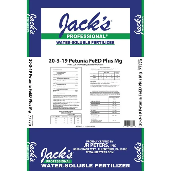 Jacks Prof Petunia FeED 20-3-19 25Lb