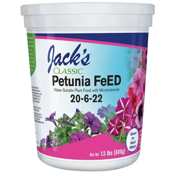 Jacks Classic 1.5 lbs Petunia FeED 20-6-22