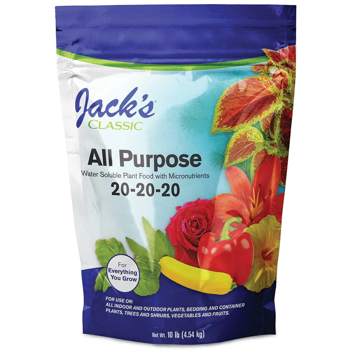 Jacks Classic 10 lbs All Purpose 20-20-20 Fertilizer - Image 2