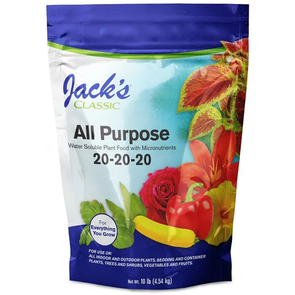Jacks Classic 10 lbs All Purpose 20-20-20 Fertilizer