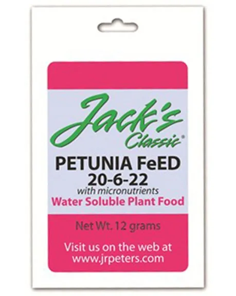 Jacks Classic 350ct Pack Petunia 20-6-22 Samples