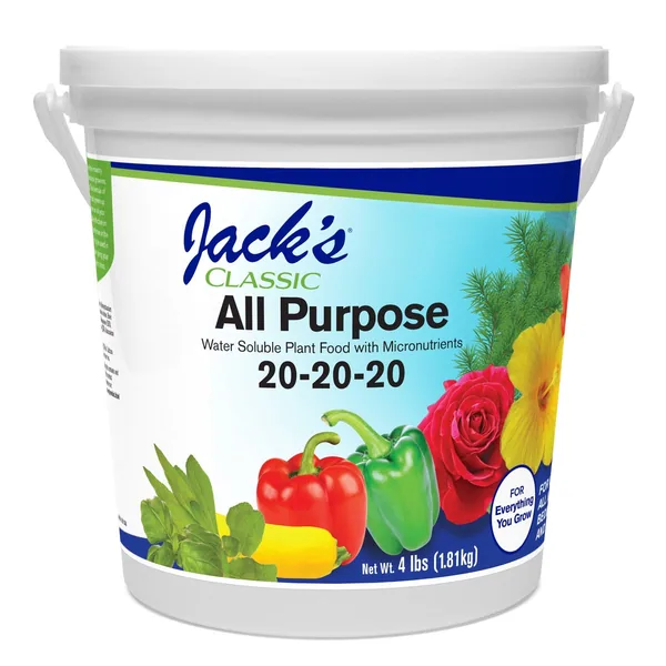 Jacks Classic 4 lbs 20-20-20 All Purpose Fertilizer