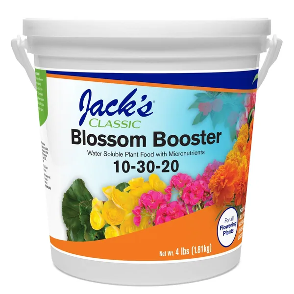 Jacks Classic 4 lbs Blossom Booster 10-30-20 Fertilizer