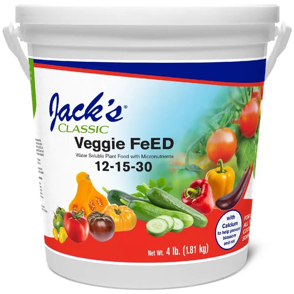 Jacks Classic 4 lbs Veggie FeED 12-15-30