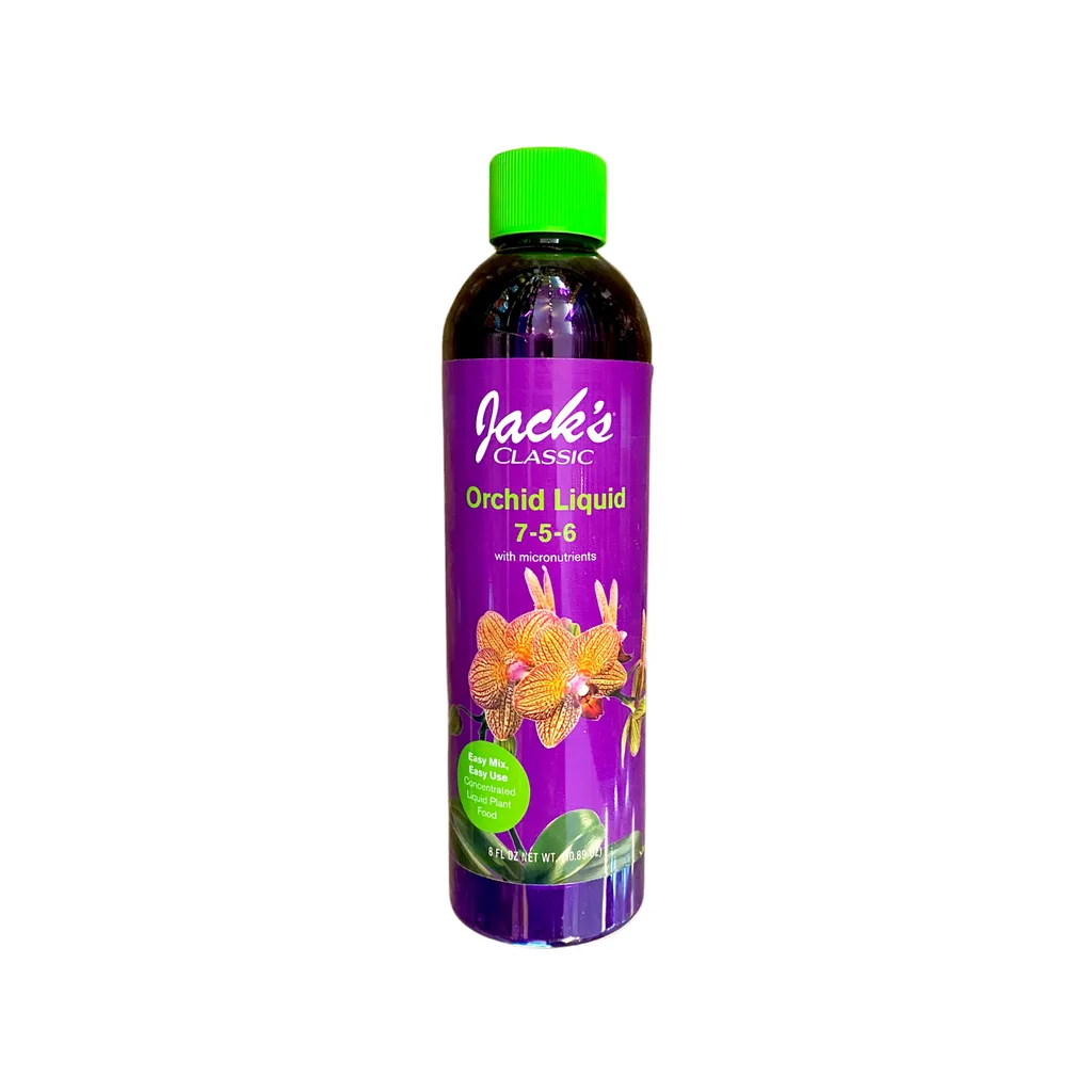Jacks Classic 8oz Liquid Orchid Food 7-5-6 - Image 2