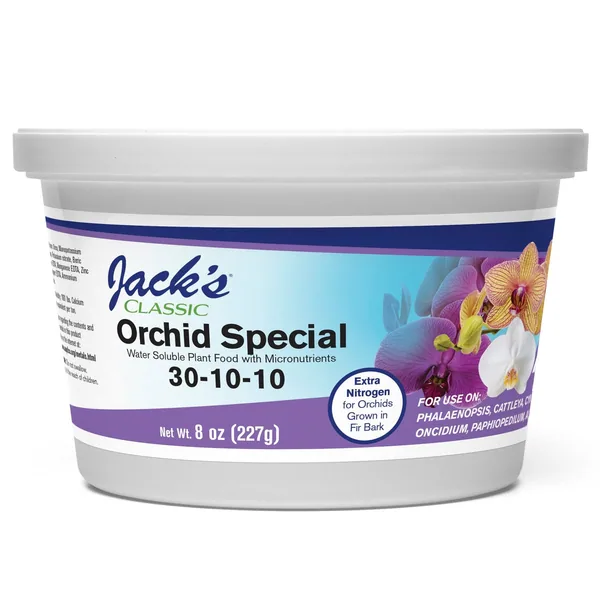 Jacks Classic 8oz Orchid Special 30-10-10 Fertilizer