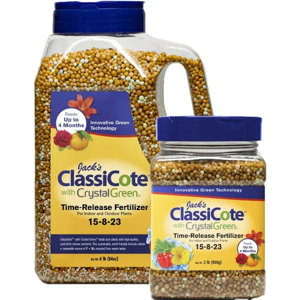 Jacks ClassicCote 2 lbs with Crystal Green Shaker Jar 15-8-23