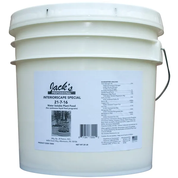 Jacks Prof Interiorscape Special 21-7-16 25lb