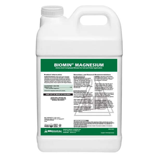 JH Biotech, JH Biomin Magnesium 3% 2.5Gl OMRI — Case of 2