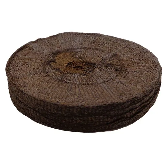 Jiffy J7 Organic 4x43 Peat Pellets 6mm Indent With Pin Hole 3/8" — Case of 1000