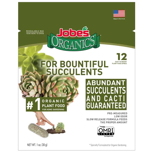 Jobes 12ct Organic Succulent Spikes
