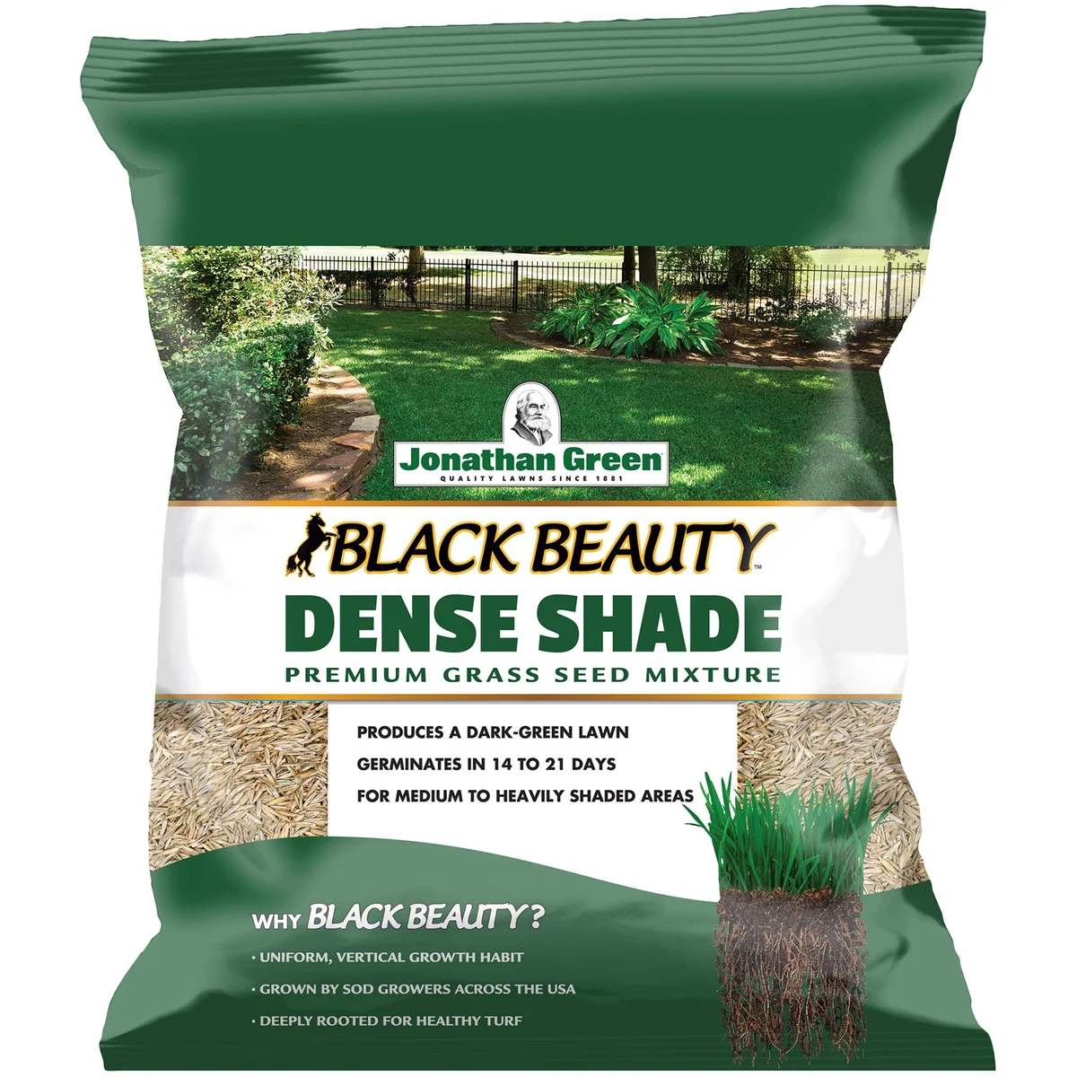 Jonathan Green Black Beauty Dense Shade Grass Seed Mix