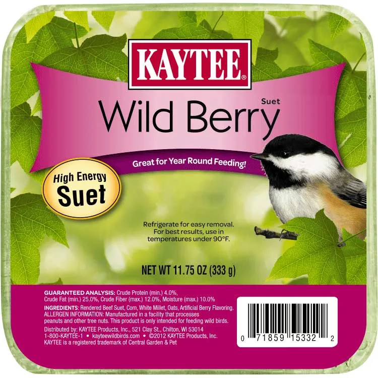 Kaytee 11.75oz Wild Berry Suet - Image 2