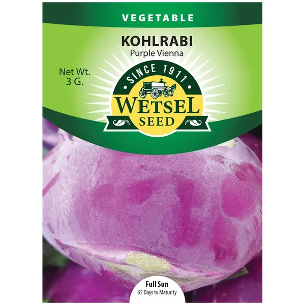 Kohlrabi, Purple Vienna 3 Grams
