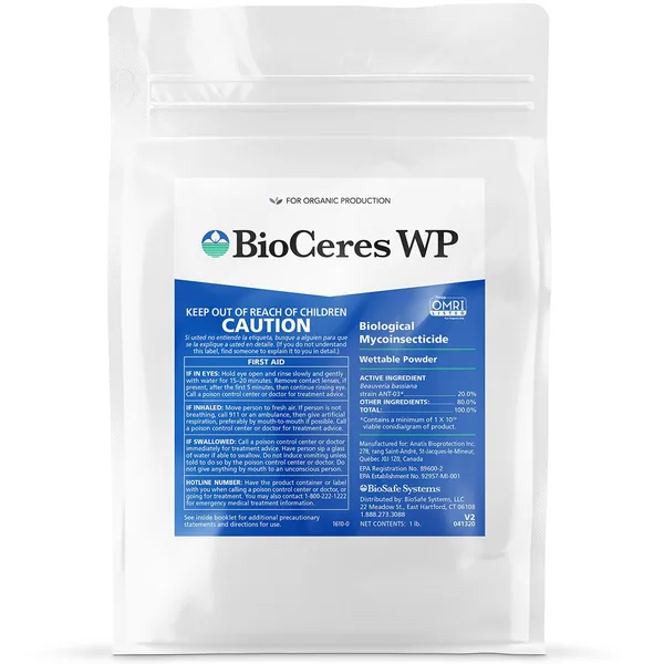 Lallemand Plant Care BioCeres WP 1Lb OMRI ( Beauveria bassiana ) — Case of 12