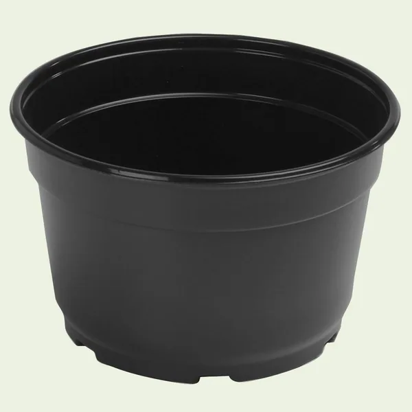 Landmark Plastic 06.00 Round Azalea Maxi Grow Pot Coex X-6Amgt Black (Case of 220)