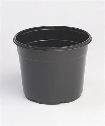 Landmark Plastic 06.50 Round Azalea Maxi Grow Coex Black X-65Amgt — Case of 240