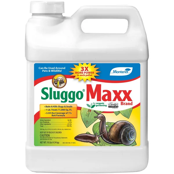 Lawn And Garden Products Monterey 10 lbs Sluggo Max 3% Iron Phosphate Jug