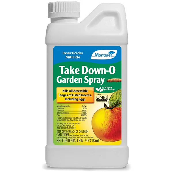 Lawn And Garden Products Monterey 16oz Take Down-O Garden Spray Pyrethrin & Canola Oil