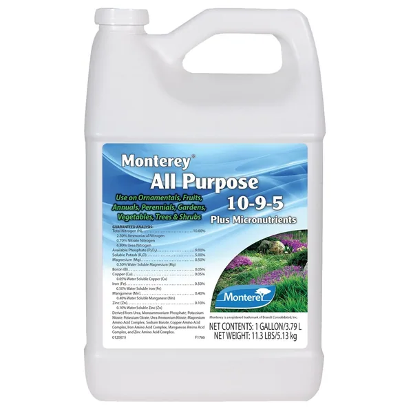 Lawn And Garden Products Monterey All Purp 10-9-5 Fertilizer + Micronutrients