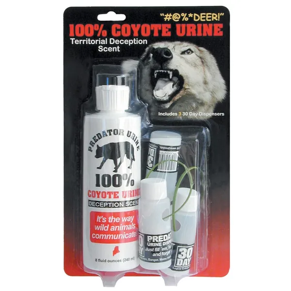 Leg Up 8oz Coyote Urine with (3) 30 Day Dispensers