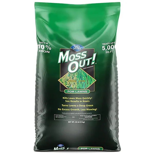Lilly Miller 20 lbs Moss Out Lawns Granular